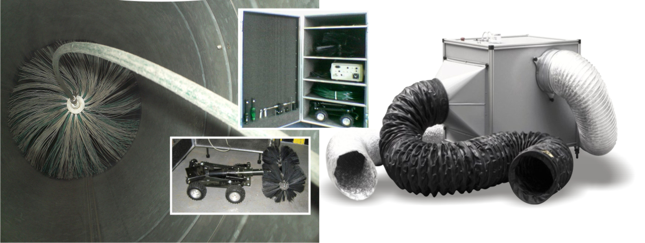 Czyszczenie mechaniczno - rotacyjno - pneumatyczne